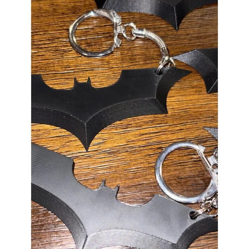 Batman Boxcutter Keychain Pack | Set of 10 | Dark Knight | Bats | Party Favors